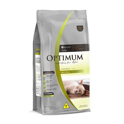 Ração Optimum Gatos Adultos Frango 1kg