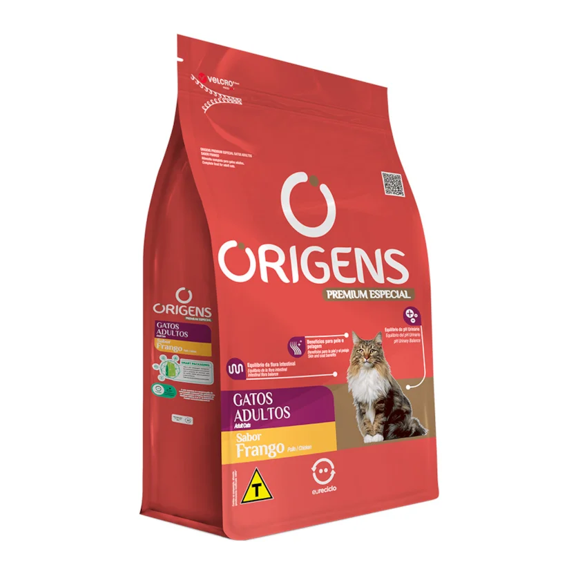 Ração Origens Gatos Adultos Frango 1kg