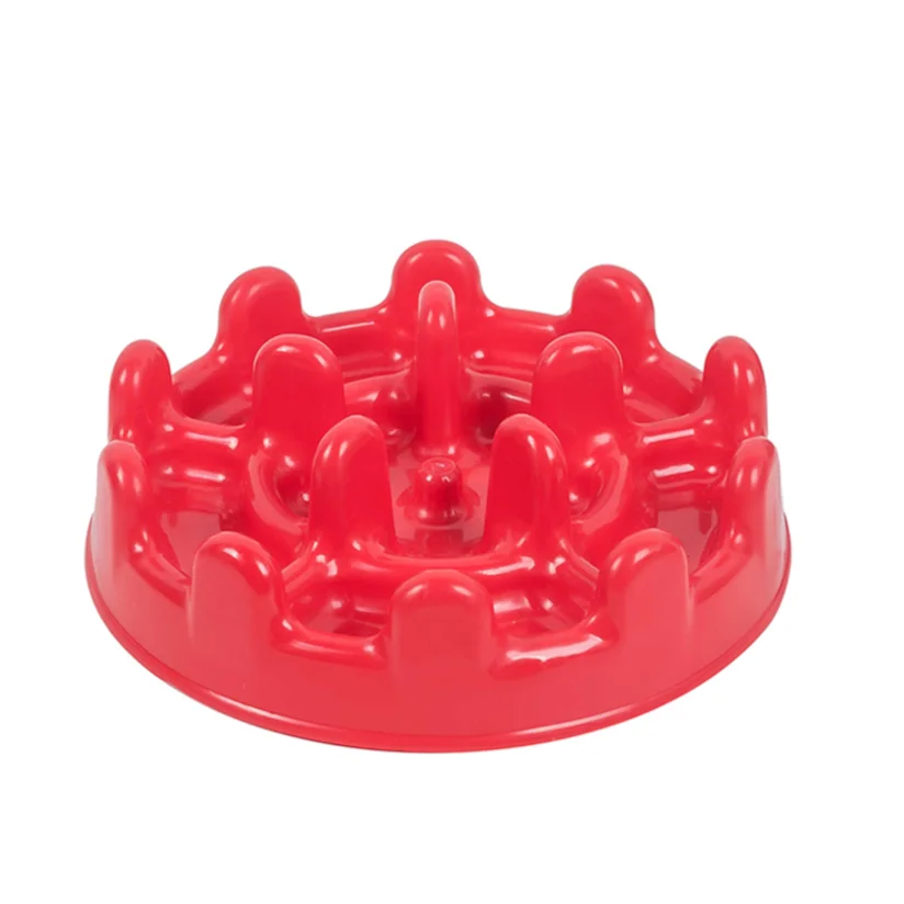 Comedouro Cães Pet Games Lento Pet Fit Vermelho