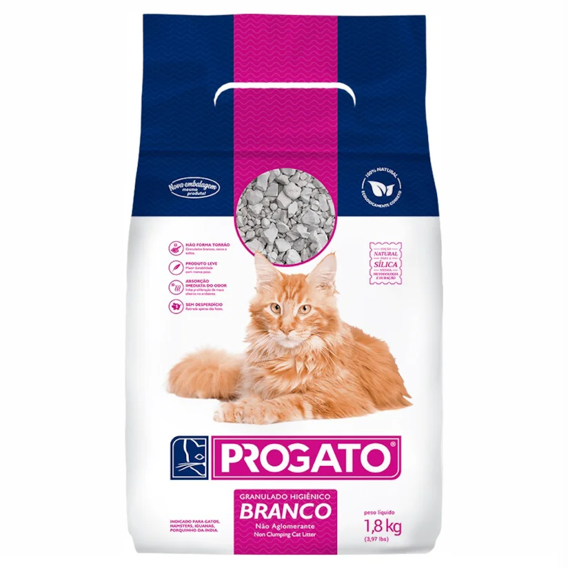 Areia Higiênica Progato Tradicional 1,8kg