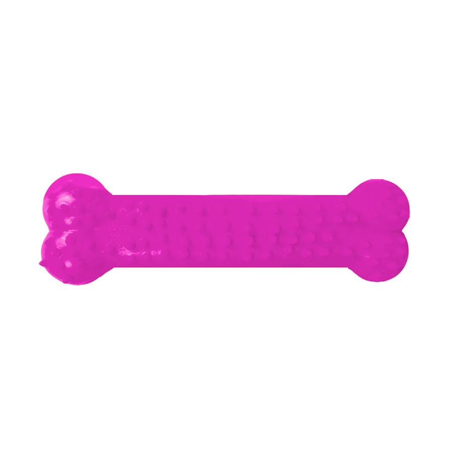 Brinquedo Furacão Pet Osso Plaque Ataque com Cravo Rosa para Cães