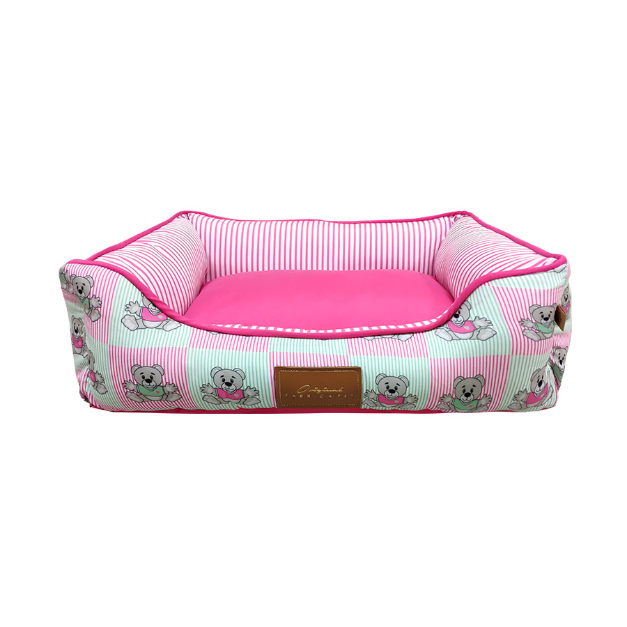 Cama Fábrica Pet Fluffy Rosa para Cães e Gatos