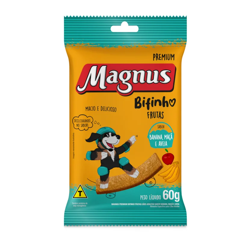 Bifinho Cães Magnus Frutas 60gr