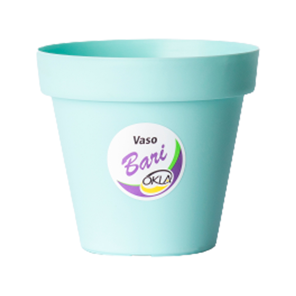Vaso Okla Bari Azul Acqua para Jardim