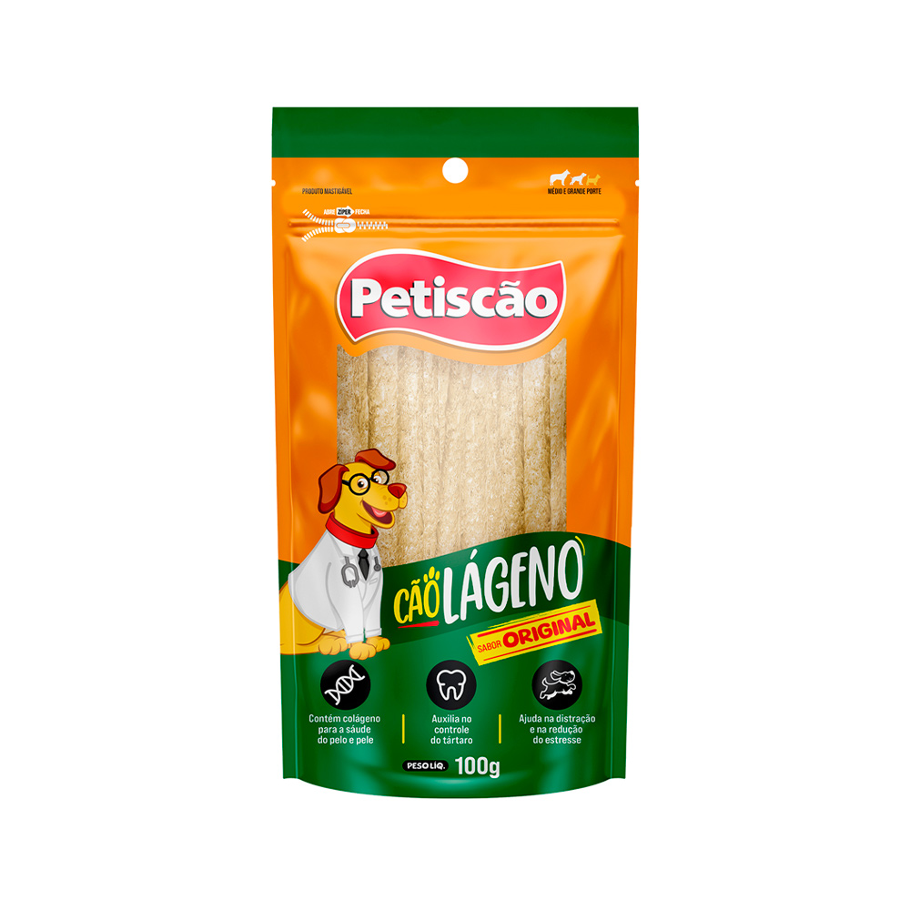 Osso Petiscão Cãolageno Original para Cães