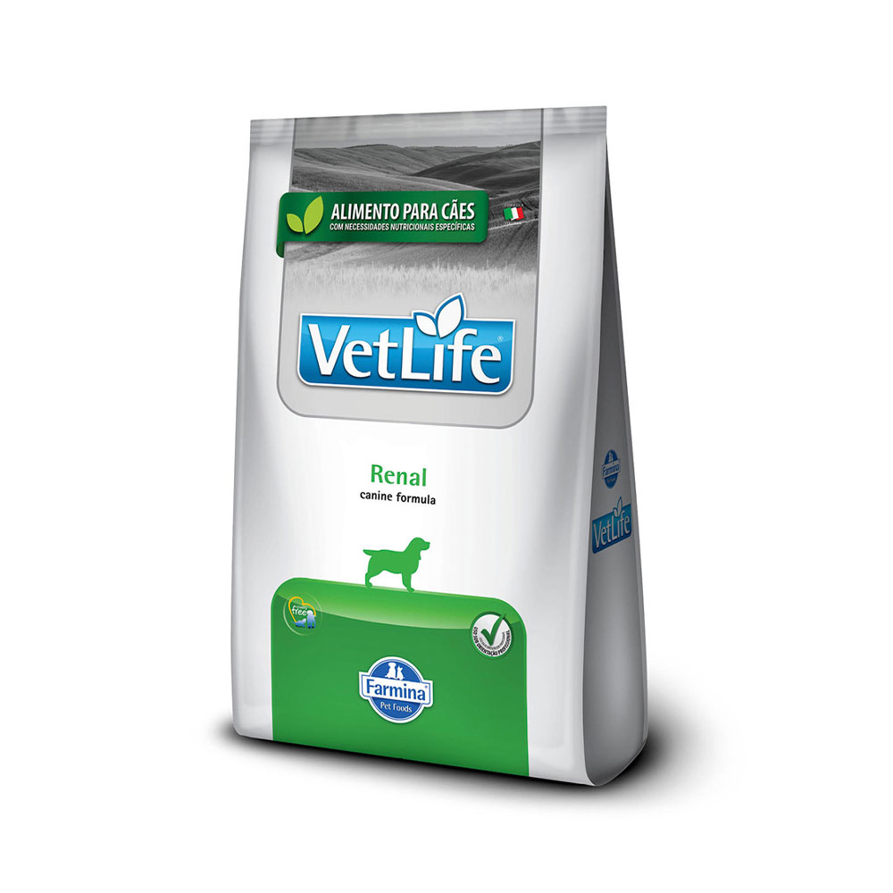 Ração Vet Life Natural Renal para Cães Adultos