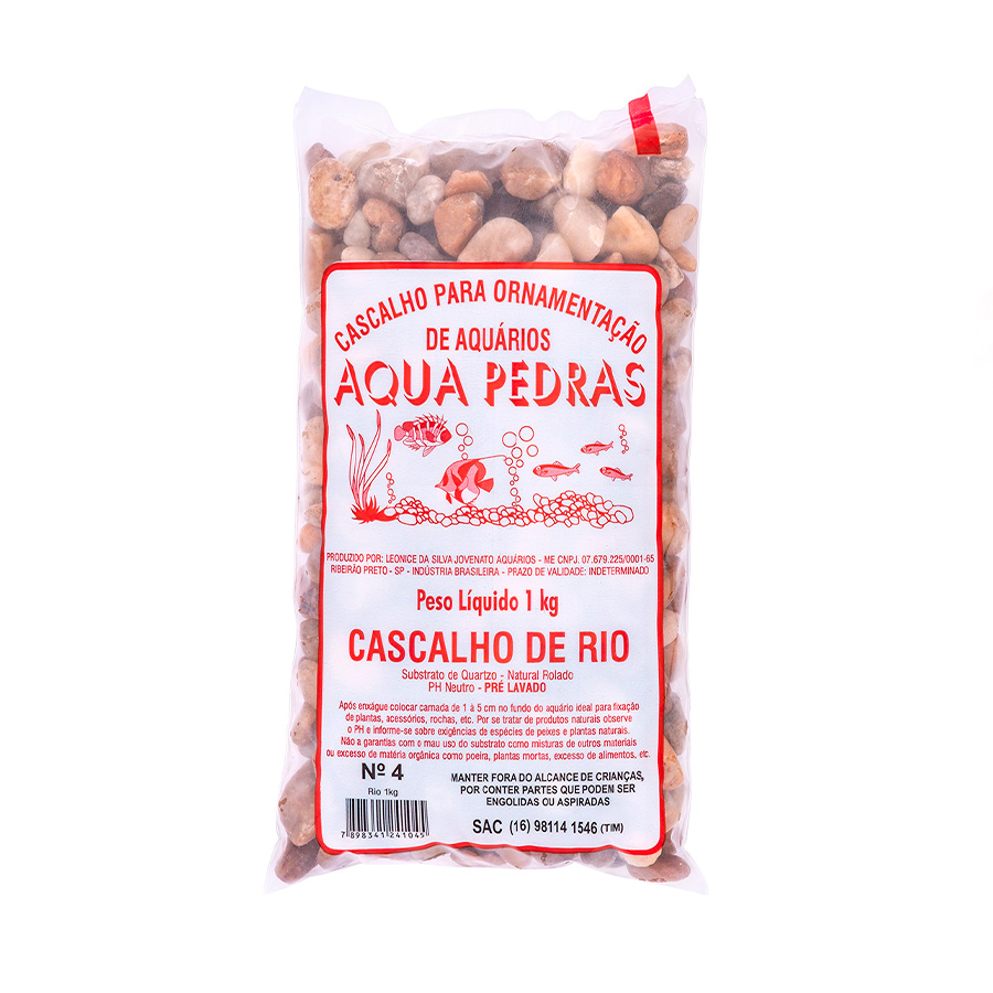 Substrato para Aquários Aqua Pedras Rio