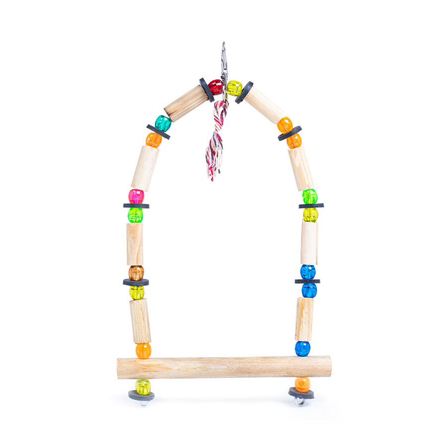 Brinquedo Passaritos Toys Balanço Arco Para Pássaros