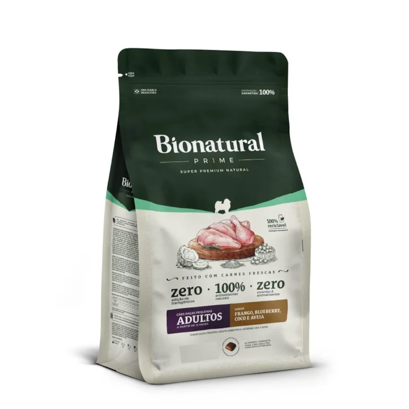 Ração Special Dog Bionatural Prime Raças Pequenas Adultos Frango 10,1Kg