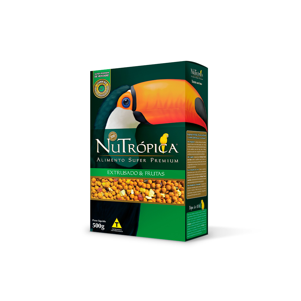 Ração Nutrópica para Tucano Sabor Frutas