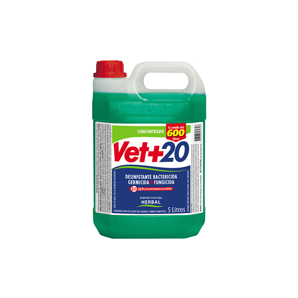 Desinfetante Bactericida Vet+ 20 Concentrado