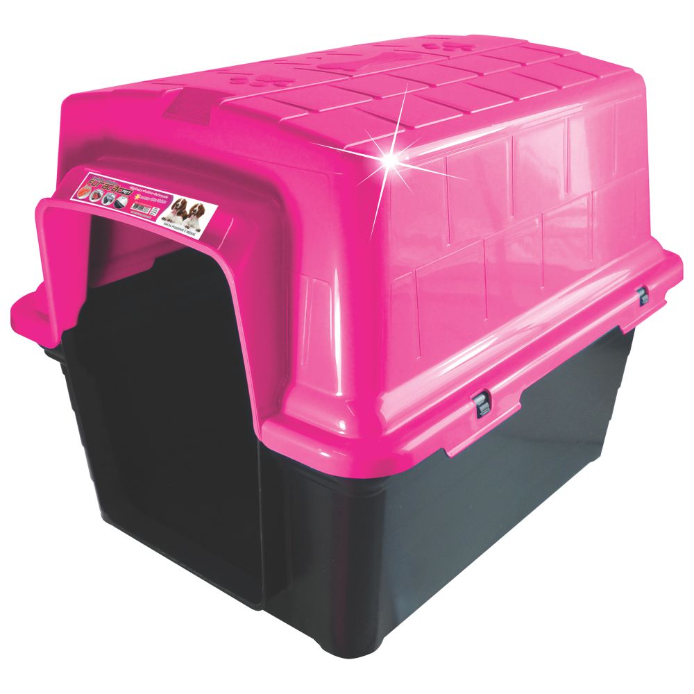 Casa Furacão para Cães Rosa