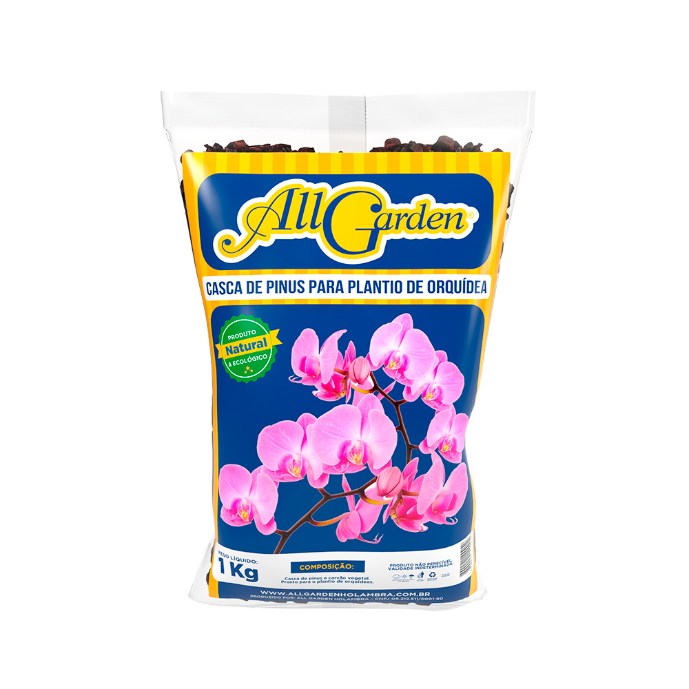 Substrato All Garden Casca de Orquídea