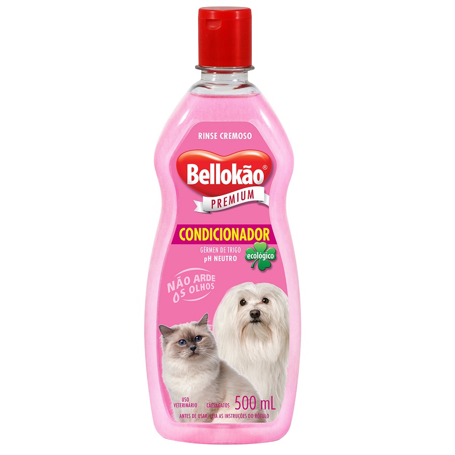 Condicionador Bellokão Rinse para Cães e Gatos - 500ml
