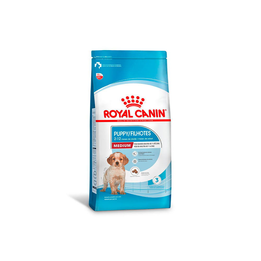 Ração Seca Royal Canin Medium Puppy para Cães Filhotes de Porte Médio - 2,5kg