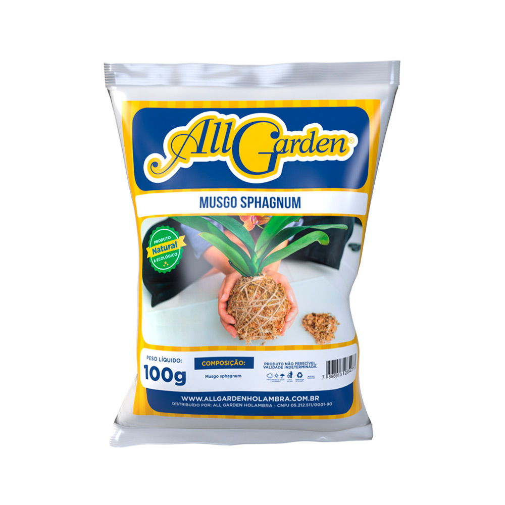 Substrato All Garden Musgo Sphagnum - 100g