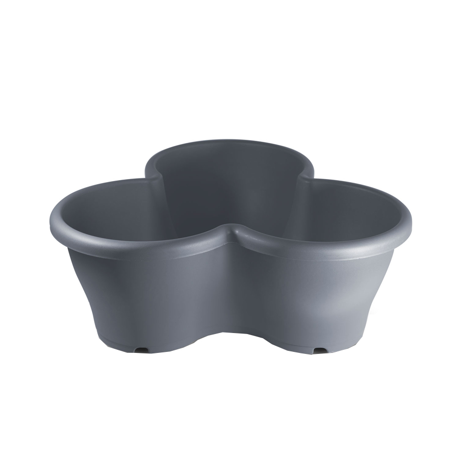 Vaso Okla Treviso Cinza