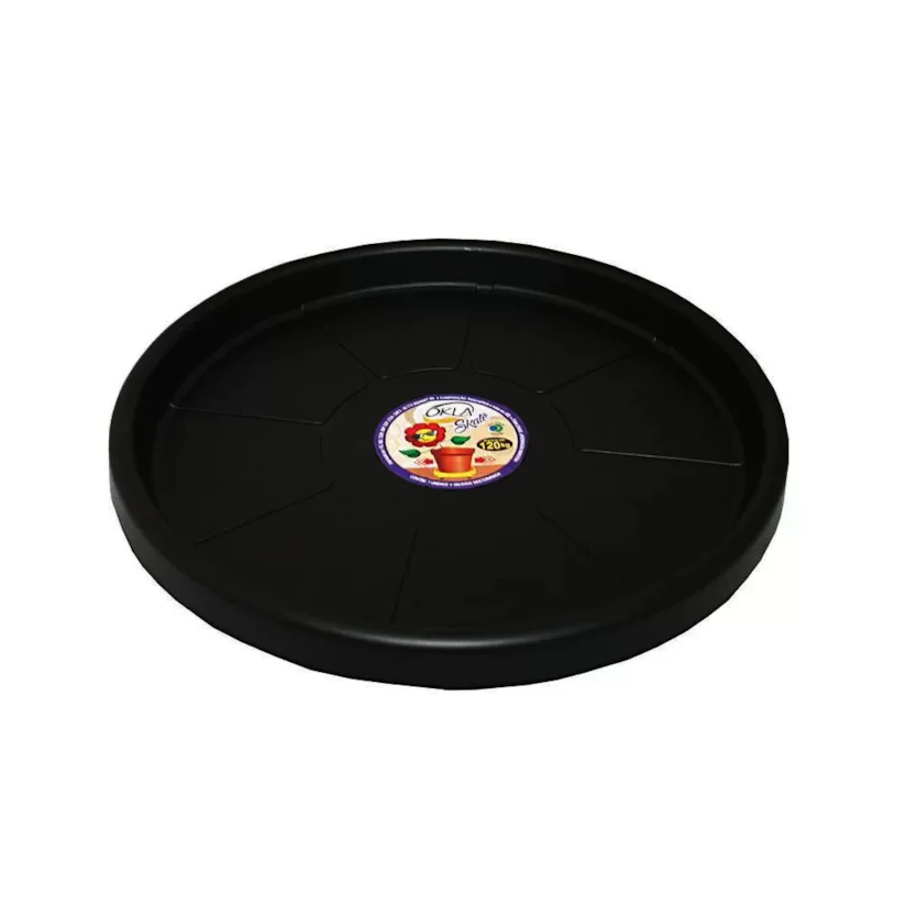Prato com Rodas Preto Skate Okla 27cm