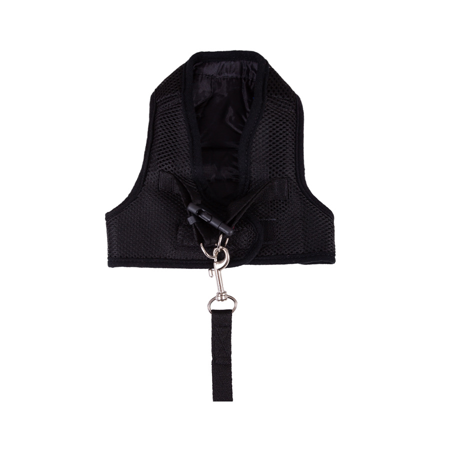 Peitoral Urban Puppy para Cães Colete Aerado Preto