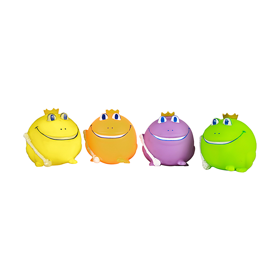 Brinquedo Líder Pet Sapo Rei para Cães - Cores Sortidas