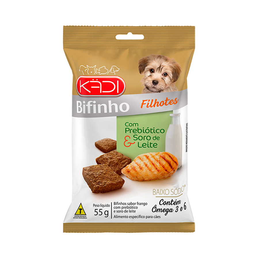Snack Kadi para Cães Filhotes sabor Frango 55g