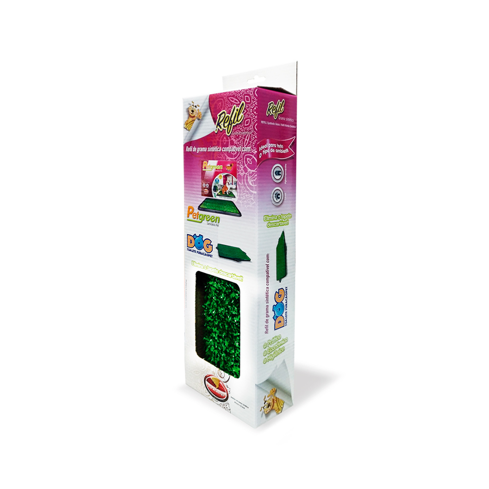 Refil Grama Pet Green Furacão Pet para Cães