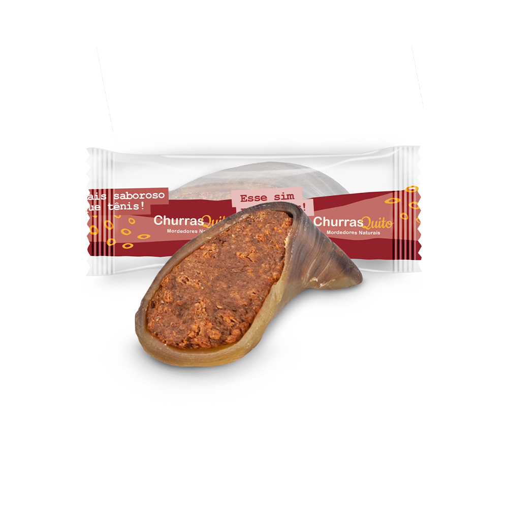 Casco Recheado Churraspet para Cães Sabor Churrasco