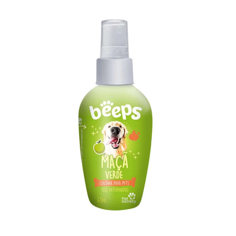 Colônia Beeps Maca Verde Pet Society 60ml