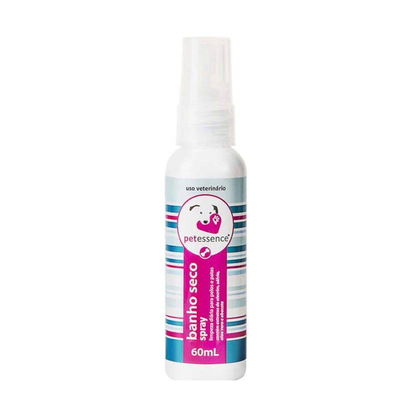 Banho Seco Pet Essence Spray para Cães 60 ml