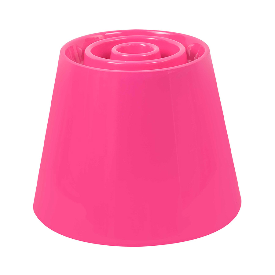 Comedouro Alto e Lento Pet Games Dog Eat Rosa para Cães