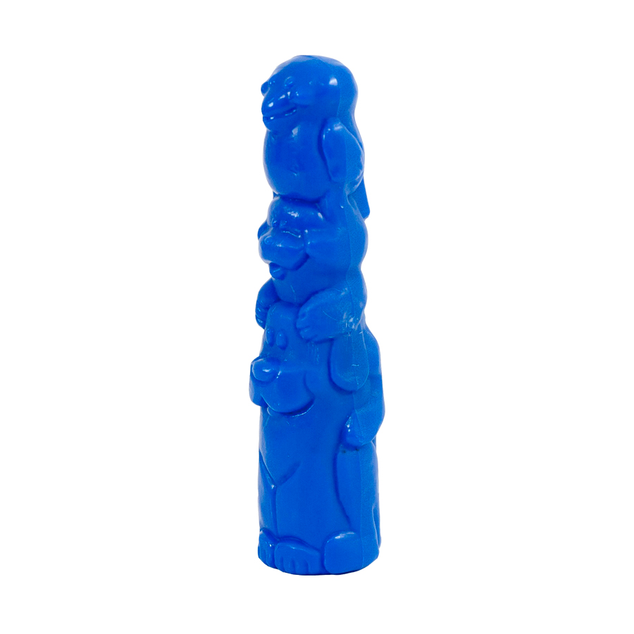 Brinquedo Mordedor Pet Games Totem Nylon Azul para Cães