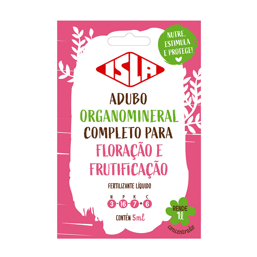 Adubo Líquido Isla Fertigarden para Flores 5ml