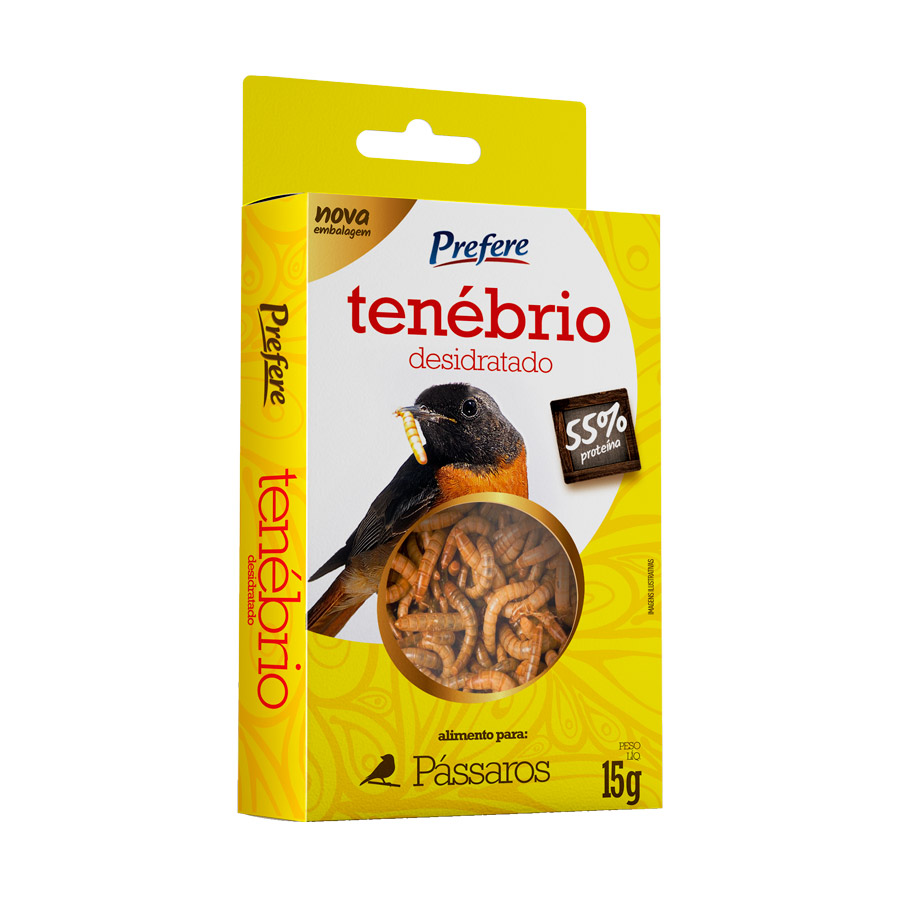 Alimento para Pássaros Tenébrio Desidratado Prefere