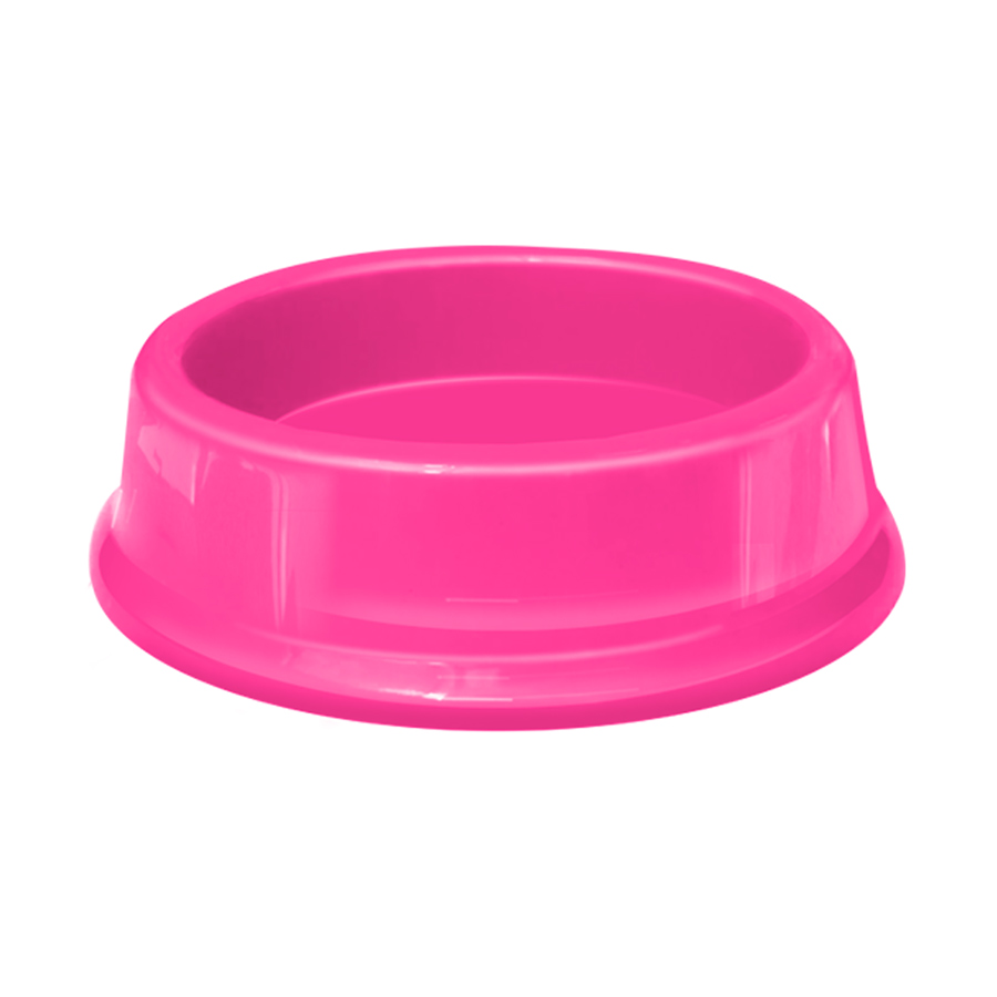 Comedouro Furacão Pet de Plástico Rosa para Gatos 200ml