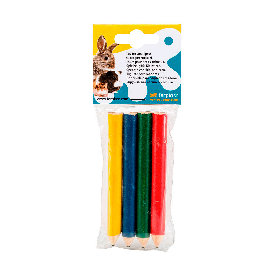 Brinquedo para Roedores Ferplast Lápis - Cores Sortidas