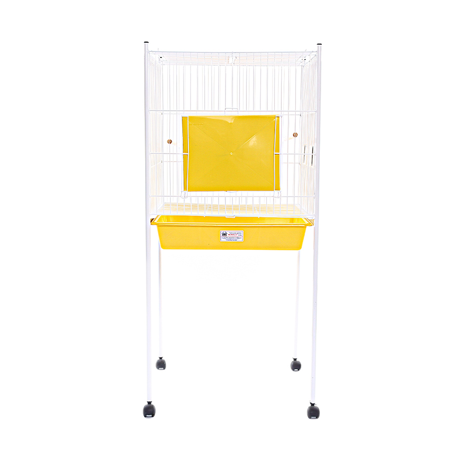 Viveiro Monaco Mini Malha Fina para Pássaros Amarelo