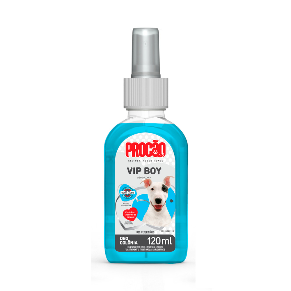 Deo Colônia Procão Vip Boy para Cães e Gatos 120ml