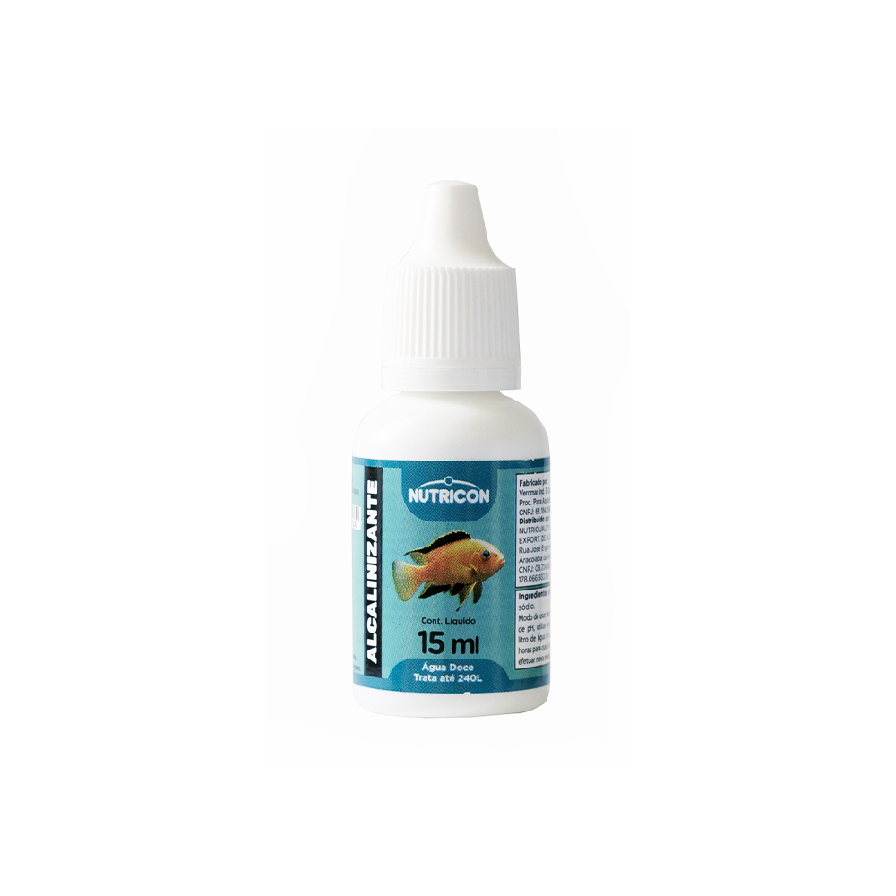 Condicionador de Água Nutricon Alcalinizante para Aquários 15ml