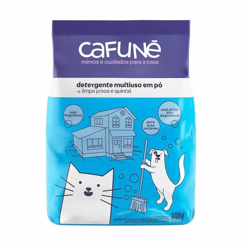 Detergente Em Pó Multiuso Cafuné 800ml