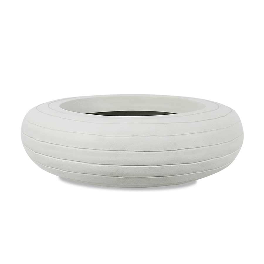 Vaso Vasart Relevo Bowl Antique Branco