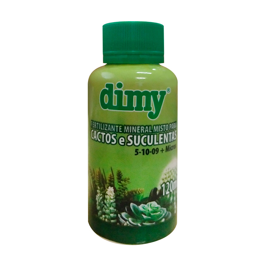 Fertilizante Dimy Cactus e Suculenta para Jardim 120ml