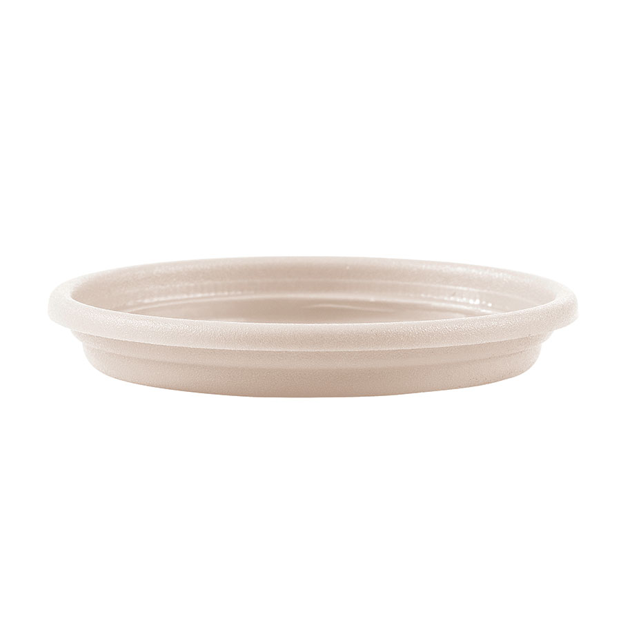 Prato Desli N7 para Vasos Branco Mini