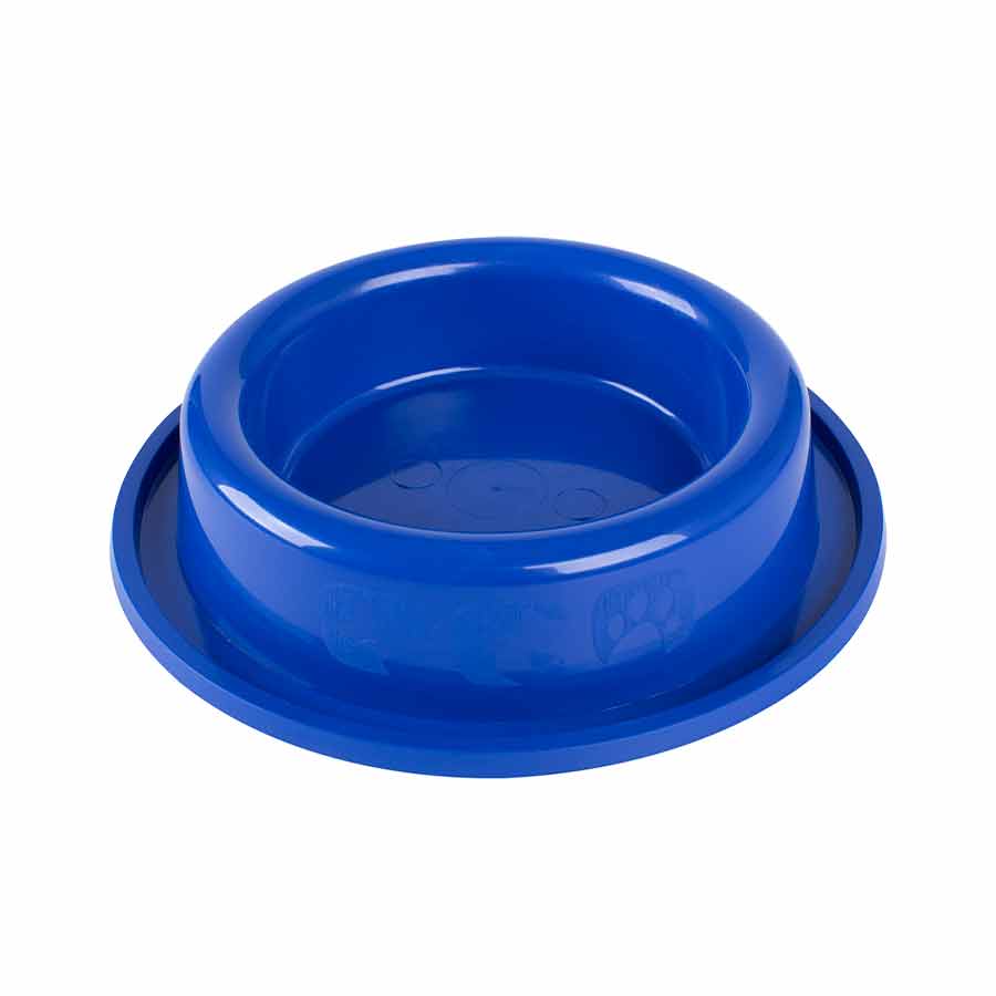 Comedouro DuraPets Anti Formiga Azul para Cães