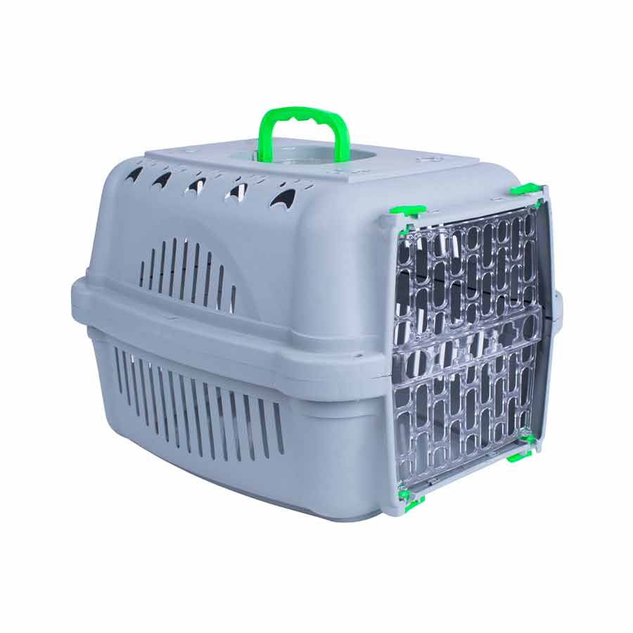 Caixa de Transporte DuraPets Power Verde para Cães e Gatos