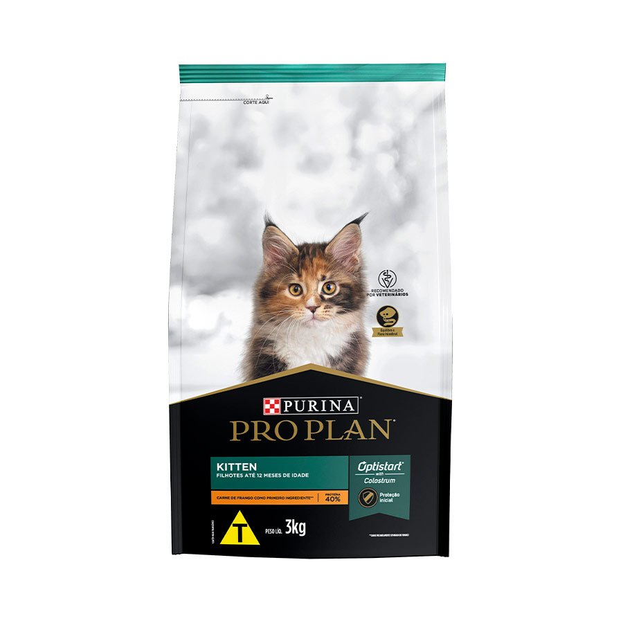 Ração Nestlé Purina Pro Plan para Gatos Filhotes Sabor Frango