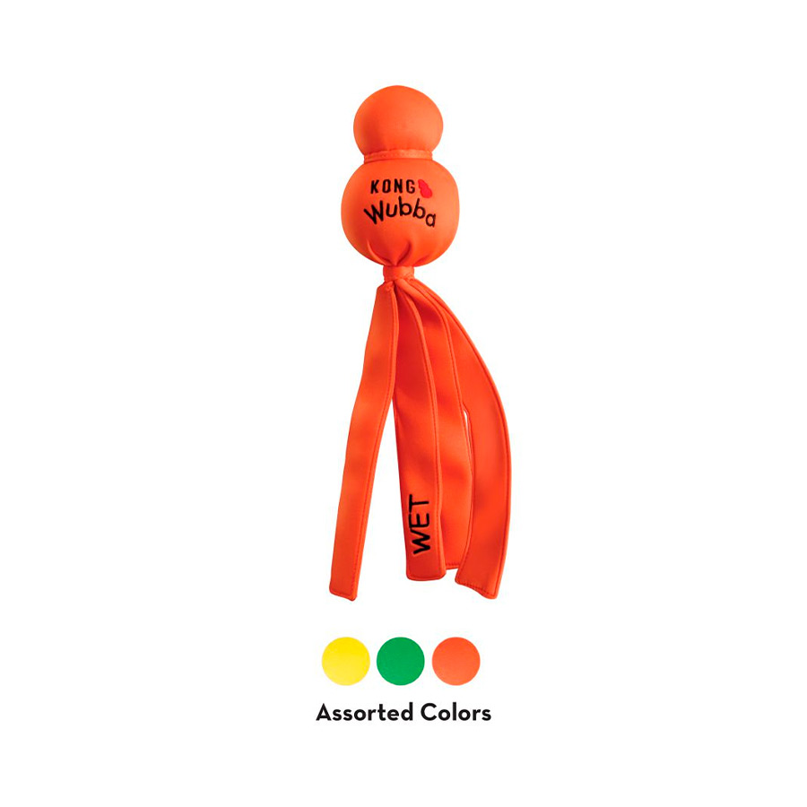 Brinquedo Kong para Cães Wet Wubba - Cores Sortidas - G