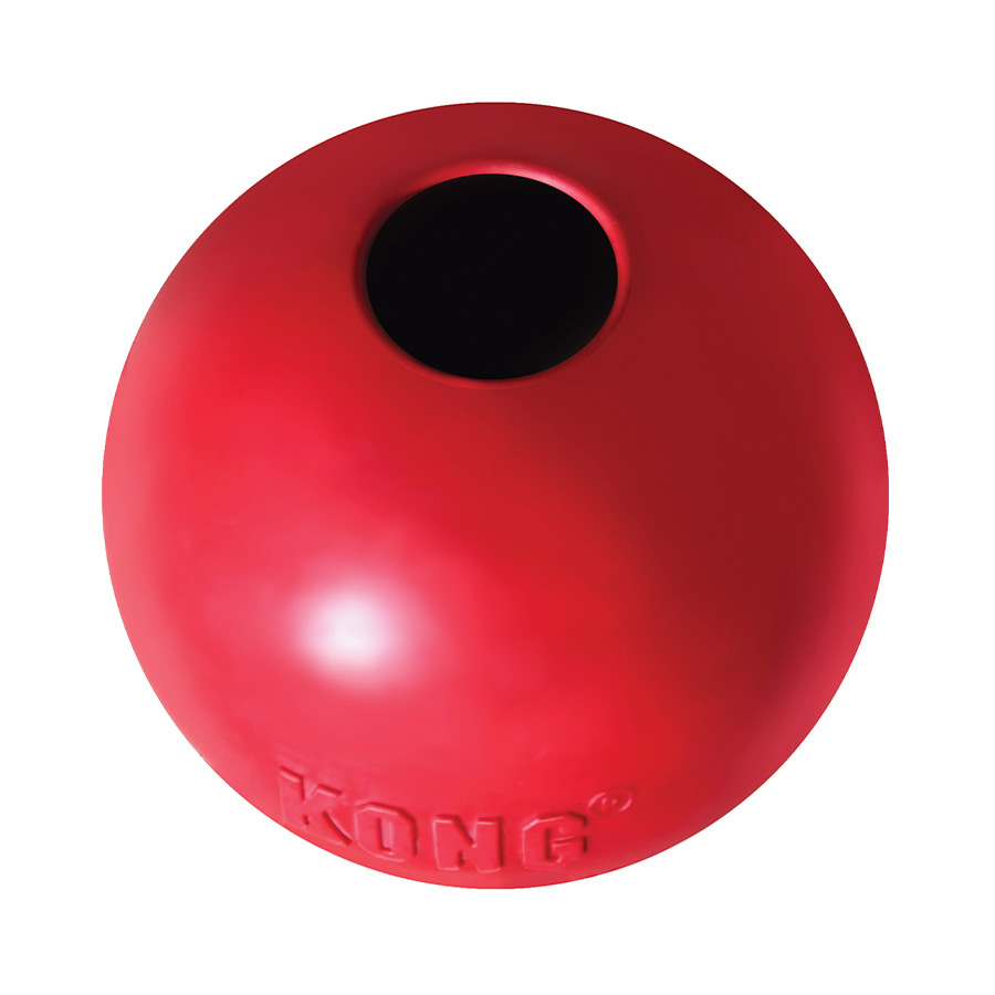 Brinquedo Kong para Cães Ball W/Hole Vermelha - M