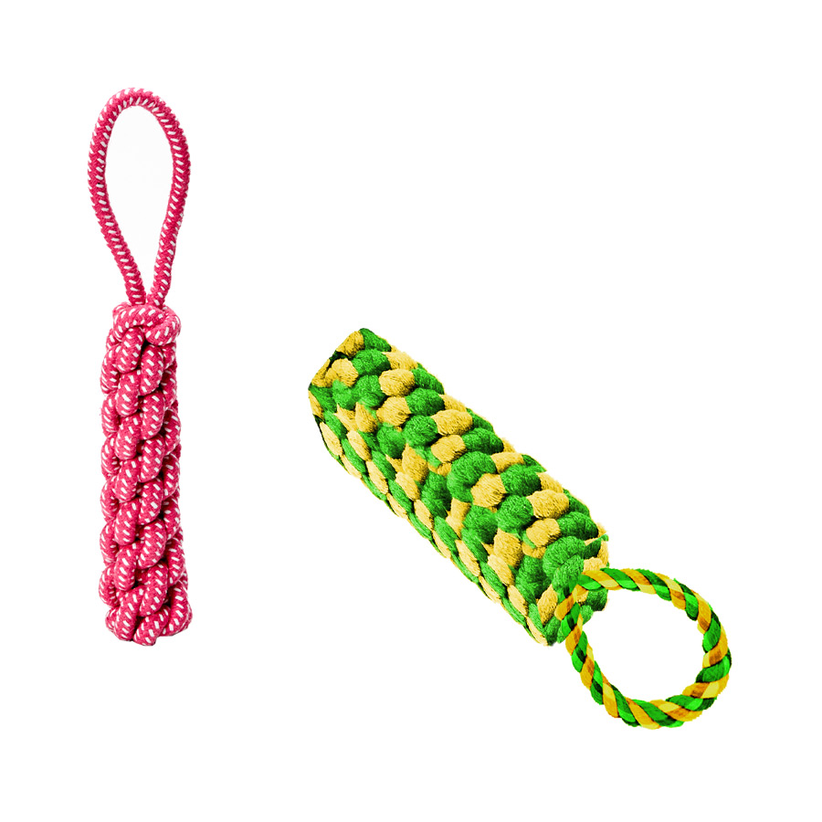 Brinquedo Chalesco Rope Bat para Cães - Cores Sortidas