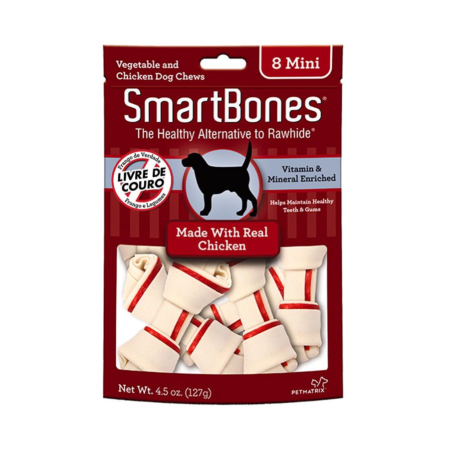 Osso Smartbones Mini Sabor Frango para Cães
