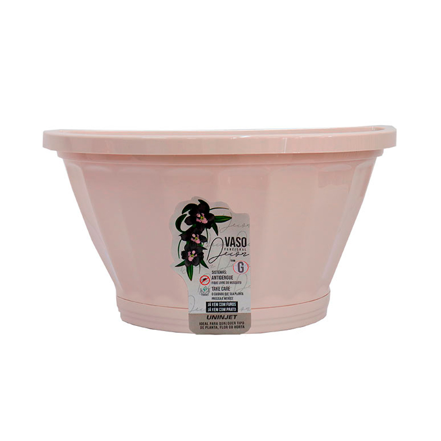Vaso Uninjet de Parede com Prato Palha